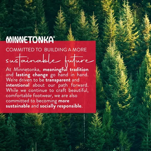 Miniatura 7 de Minnetonka - Pantuflas con suela rígida y forro de pelo para hombre
