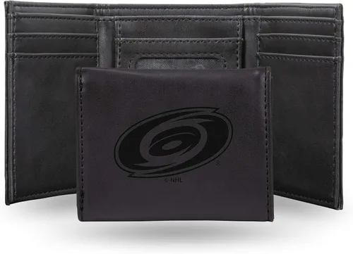 Miniatura 24 de NHL Rico Industries - Billetera triple grabada con láser y tres pliegues, accesorio para hombre
