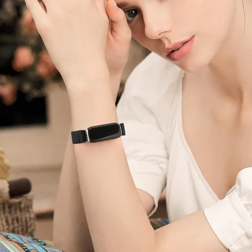 Miniatura 6 de Vancle Correas elásticas para Fitbit Inspire 3 para mujeres, bandas ajustables y transpirables de nylon elástico compatibles con Fitbit Inspire 3
