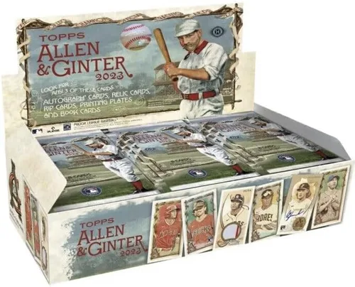 Caja de hobby de béisbol 2023 Topps Allen & Ginter (3 hits por caja en promedio) - Sellada de fábrica