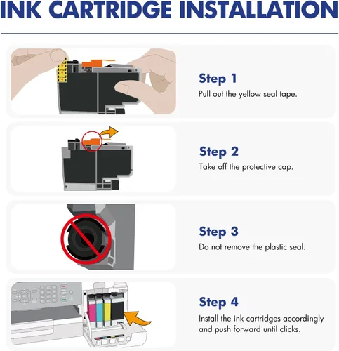 Miniatura 4 de Cool Toner LC406XL LC406 - Cartuchos de tinta para impresora Brother MFC-J4335DW MFC-J5855DW LC 406 XL para MFC-J6555DW MFC-J4535DW MFC-J6955DW