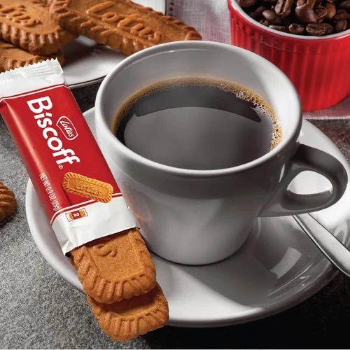 Miniatura 6 de Lotus Biscoff Cookies, aperitivo de galletas caramelizadas, caja dispensadora (20 fundas de 2 galletas extra grandes) vegano, 0.9 onzas