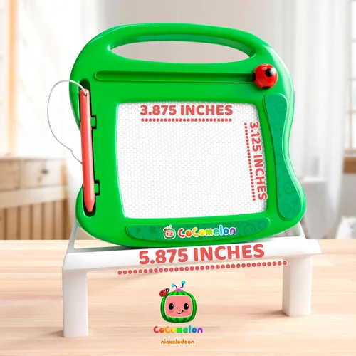 Miniatura 2 de Lollipop Tablero magnético Cocomelon Travel Sketcher Bloc de dibujo para niños con bolígrafo magnético - Juego creativo sobre la marcha, grandes