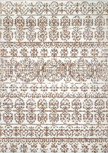 Miniatura 3 de nuLOOM Alfombra de transición a rayas Florencia, 4x6, beige