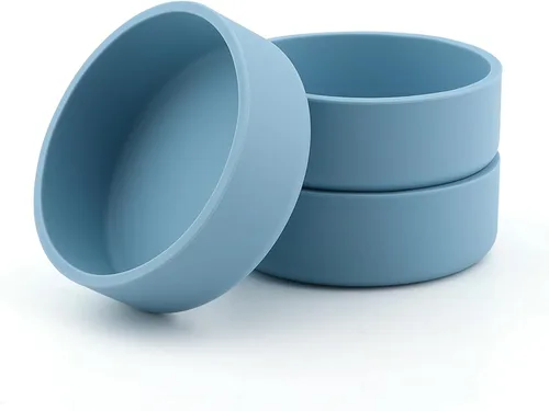 Miniatura 9 de Molde de huevo para freidora de aire, paquete de 3, tazas de silicona para mordeduras de huevo, 3.94 pulgadas de diámetro x 1.38 pulgadas de alto, 6
