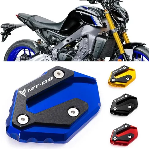 Miniatura 2 de Soporte de extensión lateral para motocicleta, placa de soporte ampliada para Yamaha Mt 09 MT-09 MT09 SP 2021 (color : titanio)