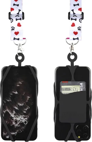 Miniatura 12 de Gear Beast Cordón para teléfono celular con correa ajustable para el cuello compatible con iPhone Galaxy y la mayoría de teléfonos inteligentes