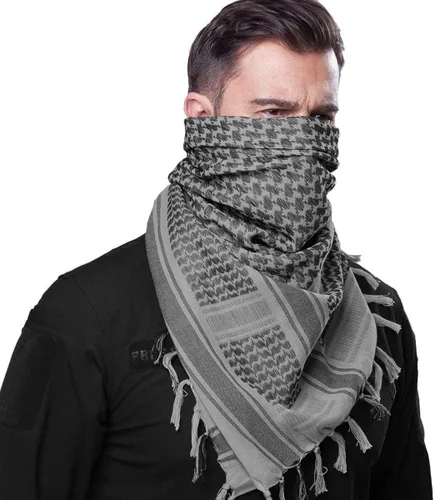 Miniatura 8 de FREE SOLDIER - Bufanda militar, shemagh, pañuelo palestino, bufanda para la cabeza o el cuello, pañuelo árabe, pañuelo del desierto para la cabeza