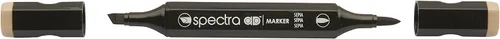 Miniatura 14 de AD Marker Chartpak Spectra, Tri-Nib y cepillo de doble punta, antiguo, 1 cada uno (S069AD)