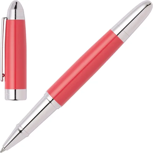 Miniatura 6 de Hugo Boss Rollerball Pen Icon Tinta Negra Caja De Regalo (Corail/Cromo)