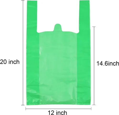 Miniatura 2 de LazyMe Bolsas para camisetas, bolsas de plástico con asas para mercancía, compras minoristas y día de San Patricio, bolsas de plástico para negocio