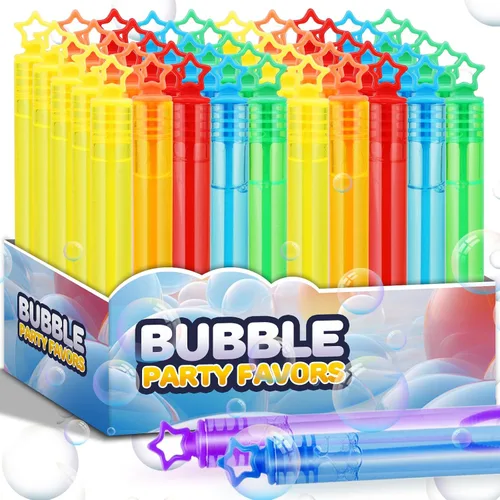 TOY Life Burbujas para niños, varitas de burbujas, recuerdos de fiesta de mini burbujas, burbujas para niños pequeños de 1 a 3 años, Burbujas para