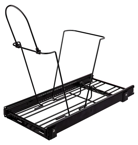Miniatura 8 de Hardware Resources Sistema de contenedores de residuos de extracción simple de 35 o 50 cuartos de galón, cromo pulido