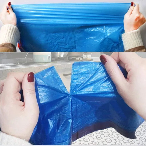 Miniatura 2 de Bolsas de basura medianas con cordón, 8 galones, 110 unidades/2 rollos