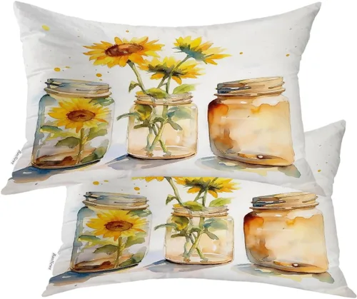 Miniatura 139 de Fundas de almohada con diseño de pinos y pájaros, bayas rojas, hojas de acebo, fondo beige, funda de cojín de mezcla digital, funda de almohada