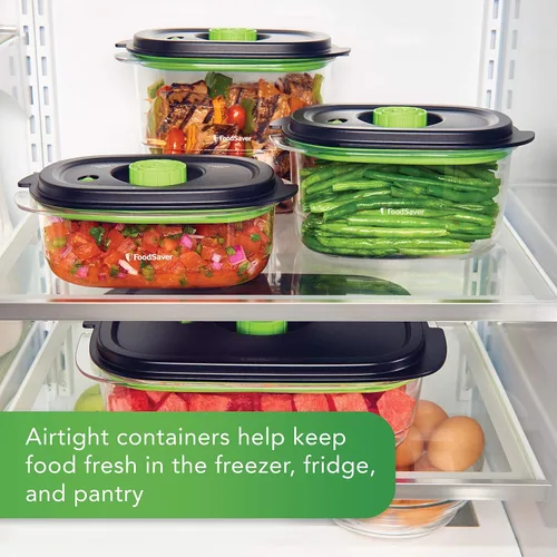 Miniatura 3 de FoodSaver Recipientes al vacío para conservar y marinar, 10 tazas, libres de BPA, aptos para lavavajillas, transparentes