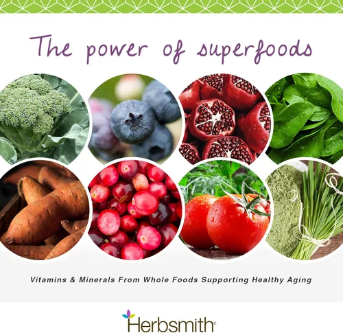 Miniatura 4 de Herbsmith Nutrients Superfood - Multivitamínico para perros con vitaminas y minerales de Whole Foods Boost Kibble o DIY Raw con antioxidantes