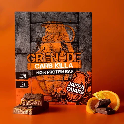 Miniatura 5 de Grenade Carb Killa Bar-Jaffa Quake Box, 12 Count