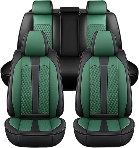 Miniatura 11 de Fundas de asiento de automóvil para Toyota RAV4 Hybrid 2016-2021, juego de fundas de asiento de automóvil de piel sintética para asientos delanteros