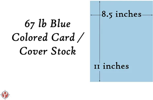 Miniatura 4 de Papel de cartulina de color pastel azul, cartulina de peso medio con cubierta de 67 libras, para artes y manualidades, colorear, anuncios, impresión