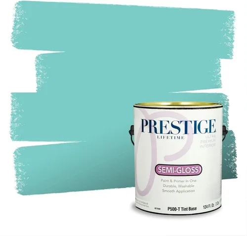 Miniatura 924 de Pintura Exterior + imprimación PRESTIGE, todo-en-uno, 1 galón, acabado mate, color comparable al Valspar* Royal Gray* VS151-Gris real