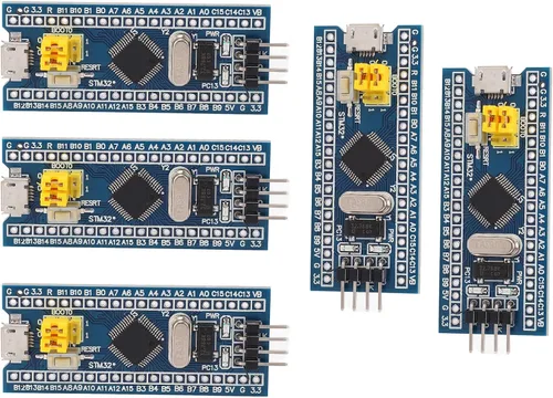 Miniatura 5 de STM32F103C8T6 Placa de desarrollo de sistema mínimo 5-Pack Kit de núcleo de 40 pines para proyectos de electrónica integrada y aprendizaje