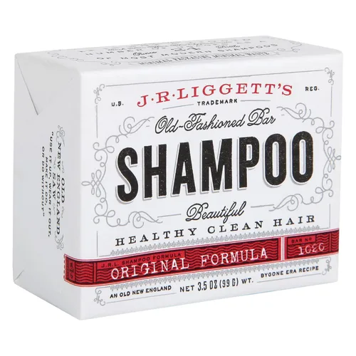 Miniatura 2 de J·R·LIGGETT'S Barra de champú, fórmula original con mini bolsa EZ de viaje, champú en barra totalmente natural, a base de plantas y secado sólido