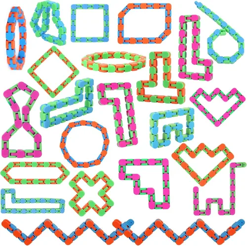 Woosir Paquete de 24 juguetes sensoriales para ansiedad Wacky Tracks Fidget, regalos para el día de San Valentín, premios escolares para Regular