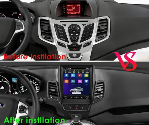 Miniatura 4 de 9.7 pulgadas HD pantalla táctil Android 14 estéreo de radio de coche actualización para Ford Fiesta 2009-2020 Carplay inalámbrico Android Auto