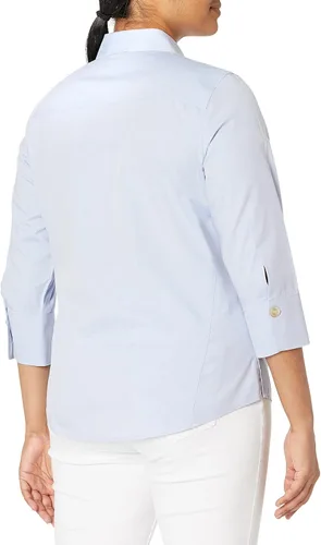 Miniatura 4 de Foxcroft - Camiseta de manga corta para mujer, sin hierro, sin necesidad de plancha