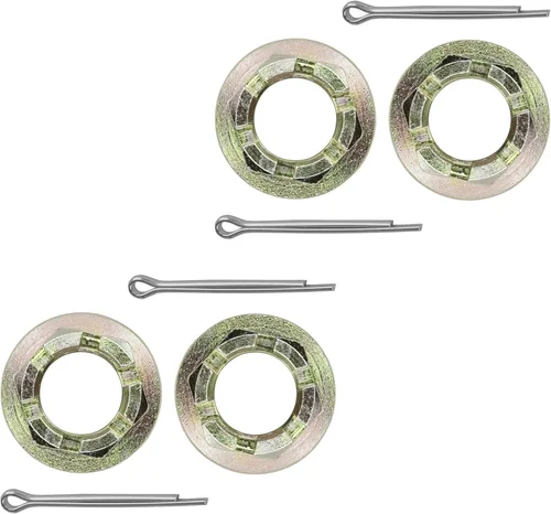 Miniatura 6 de Caltric Tuerca de castillo para rueda delantera y trasera compatible con Arctic Cat Prowler HDX 700 XT 2011-2015 4x