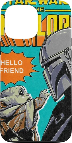 Miniatura 23 de Funda para iPhone 14 Pro Max Star Wars The Mandalorian Mando y el Niño