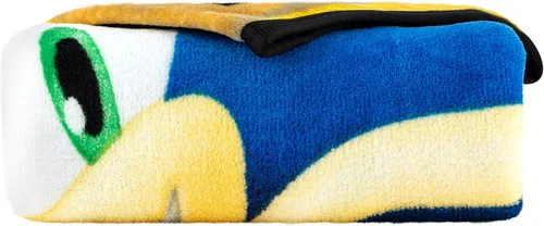 Miniatura 6 de Franco Ropa de cama para niños, manta súper suave de micro raschel, 46 x 60 pulgadas, Sonic The Hedgehog, Anime Sonic el erizo