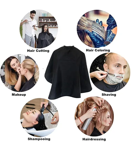 Miniatura 2 de Capas, láminas y envolturas de color de cabello, maquillaje, corte de pelo, peluquería, champú, capa de peluquería para hombres, mujeres, clientes