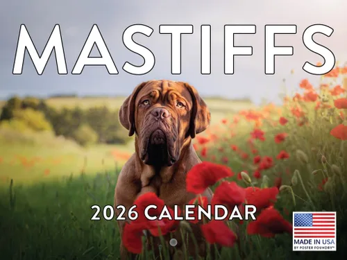 Miniatura 225 de Calendario de pared mensual 2025 Great Dane de 12 meses, fabricado en Estados Unidos