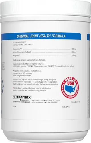 Miniatura 2 de Nutramax Cosequin Suplemento Original para la Salud Articular para Caballos - Polvo con Glucosamina y Condroitina, 700 Gramos