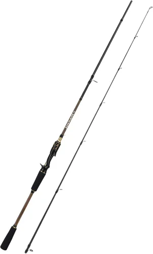 Miniatura 17 de Jenseits Carbon Fiber Fishing Rod Series (6-12 Ft), Spinning & Casting Rods with Stainless Steel Ceramic Guides, Fast Action Fishing Pole for Bass