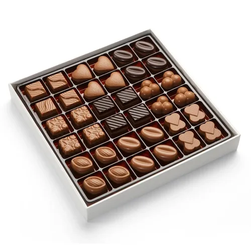 Miniatura 2 de CARIANS - Caja de regalo de chocolate praliné artesanal para el Día del Padre, 36 chocolates gourmet surtidos, rellenos de miel premium, tahini