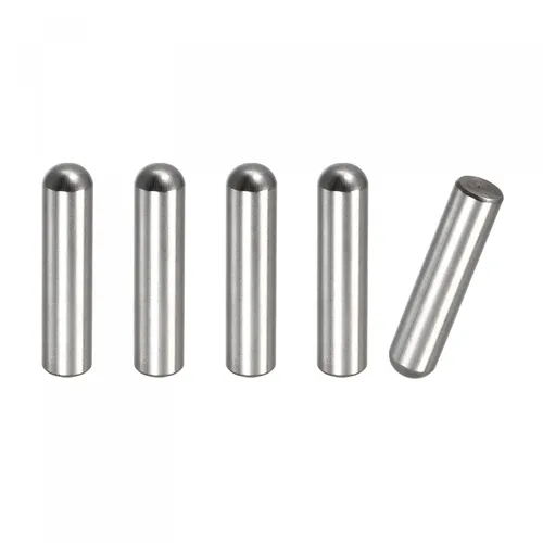 Miniatura 20 de uxcell Pasadores de clavija de 0.197 x 1.969 in, 5 piezas de acero inoxidable 304 de cabeza redonda plana biselada, pasadores de litera, pasadores