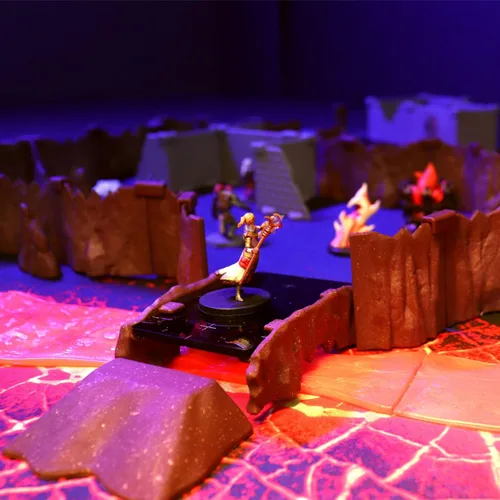 Miniatura 8 de Dirt Cheap Dungeons - Kit de rampa de suciedad Modular y personalizable Moldeado por inyección para una durabilidad superior Accesorios TTRPG