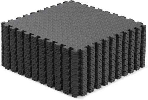 Miniatura 12 de Yes4All 24SQFT-120SQFT - Tapete de ejercicio de rompecabezas para gimnasio en casa, baldosas de espuma EVA entrelazadas con borde