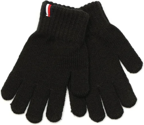 Miniatura 3 de Tommy Hilfiger Conjunto de sombrero y guantes de cable para niños