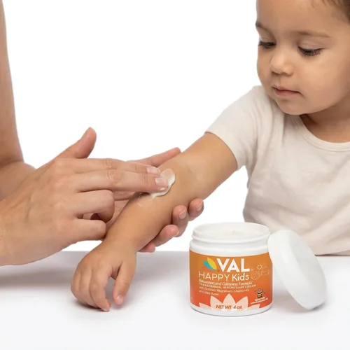 Miniatura 2 de VAL Crema de magnesio para niños Relajación para rutina diurna y para dormir Cloruro de magnesio Zechstein suave Apoyo para la calma