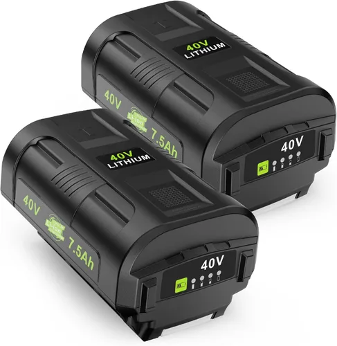 Miniatura 8 de Labtec Paquete de 2 baterías de litio OP4060 de 40 V 6.0 Ah para herramientas eléctricas Ryobi de 40 voltios OP4015 OP4026 OP40201 OP40261 OP4030