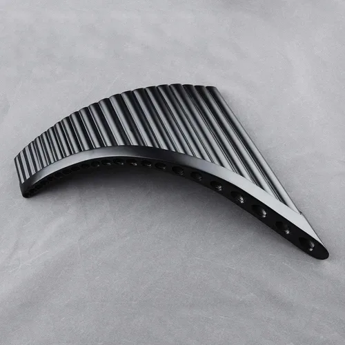 Miniatura 8 de 22 tubos G Key Profesional Black Pan Flauta China Tradicional Instrumento Musical Tubos Fácil de Aprender con Exquisitas Tubos de Pan Marrón Flauta