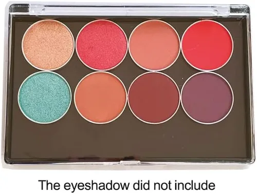 Miniatura 3 de Paleta de maquillaje de peso ligero de sombra de ojos magnética vacía de tamaño pequeño - Viajar, paleta de depósito 4.76 x 3.11, Negro