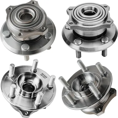 Miniatura 247 de Detroit Axle - Kit de nudillos de dirección delantera izquierda para Ford Edge Lincoln MKX 07-10, cojinete de rueda del lado del conductor, nudillo