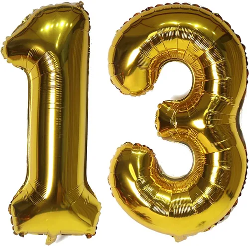 Miniatura 16 de Globos digitales dorados de 40 pulgadas, con número 10, globos de helio para decoraciones de fiesta de cumpleaños y suministros para decoración