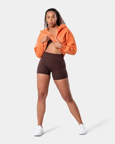 Miniatura 2 de Kamo Fitness Serenity - Pantalones cortos de cintura alta, entrepierna de 6 pulgadas, sin costura frontal, aptos para muslos, con costuras en V