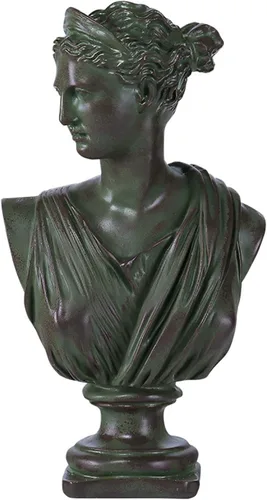 Miniatura 8 de Estatua griega de la diosa de Venus de 8.6 pulgadas, mitología griega romana clásica, estatua de busto de cabeza, estatua de resina para el hogar